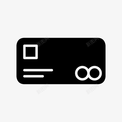 信用卡借记卡金融图标svg_新图网 https://ixintu.com 信用卡 借记卡 金融