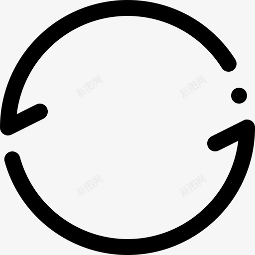 连接箭头数据图标svg_新图网 https://ixintu.com ui 刷新 接口 数据 箭头 设计 连接