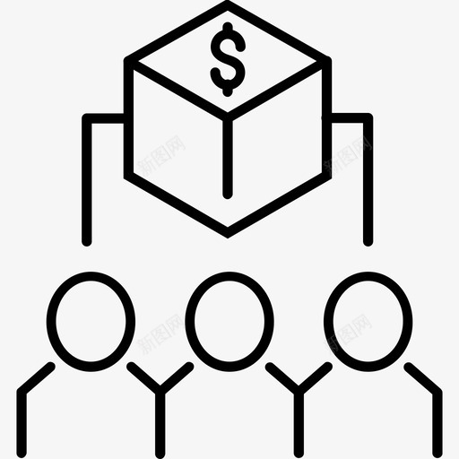 商业金钱个人图标svg_新图网 https://ixintu.com 个人 创业 商业 团队 金钱