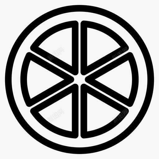 柠檬片食物水果图标svg_新图网 https://ixintu.com 柠檬 橘子 水果 理发师 食物
