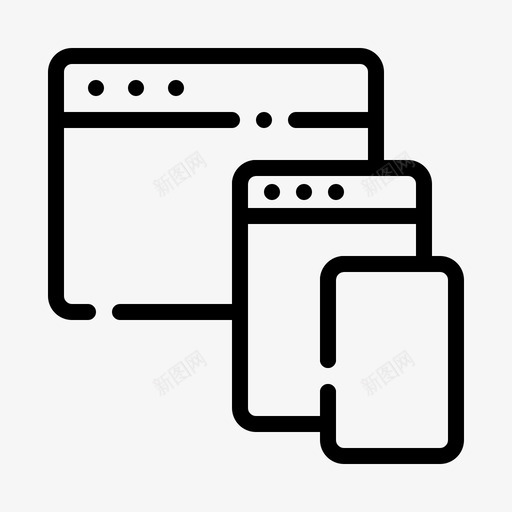 响应式网站广告商业图标svg_新图网 https://ixintu.com 优化 响应 商业 广告 搜索引擎 数字 线路 网站 营销