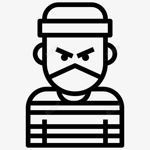 强盗商业和金融犯罪图标svg_新图网 https://ixintu.com 商业 小偷 强盗 概述 犯罪 用户 腐败 金融