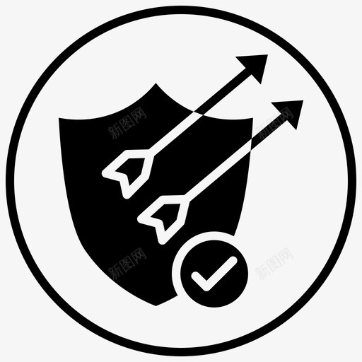 质量保证批准防火墙图标svg_新图网 https://ixintu.com 保护 填充 安全 批准 测试 质量保证 防火墙