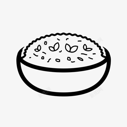 意大利烩饭免提家庭图标svg_新图网 https://ixintu.com 免提 家庭 意大利 烩饭 科技 米饭