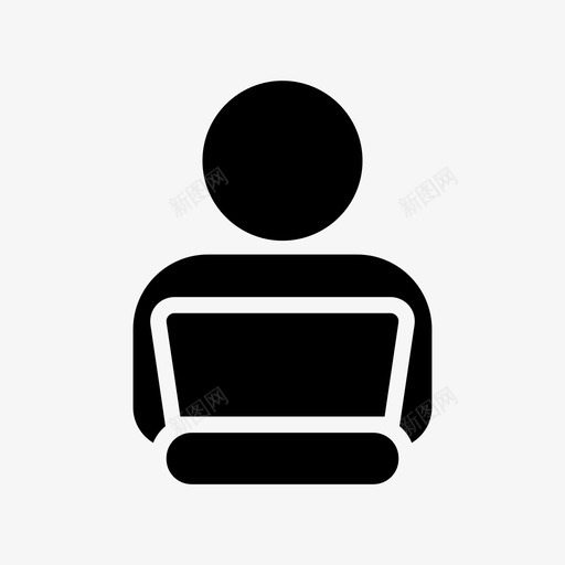 工作员工笔记本电脑图标svg_新图网 https://ixintu.com 员工 工作 工作时间 用户 笔记本电脑 项目 项目管理线字形