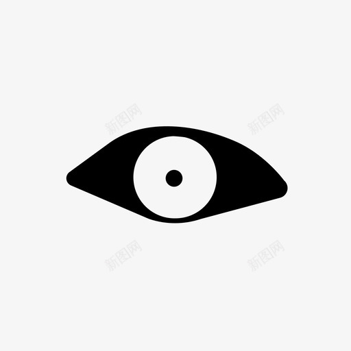眼看保健图标svg_新图网 https://ixintu.com 保健 看 眼