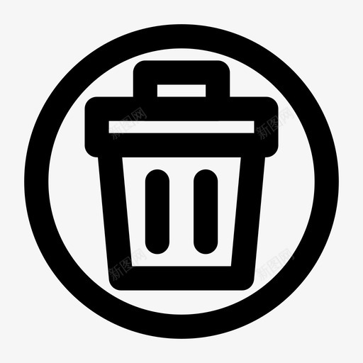 篮被删除图标svg_新图网 https://ixintu.com 删除 垃圾 材料 粗体 集合