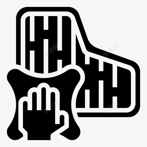 垫子清洁汽车汽车服务图标svg_新图网 https://ixintu.com 保养 垫子 标志 汽车 汽车服务 洗车 清洁 轮胎