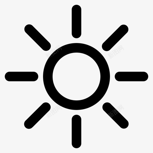 灯光主题亮度白天图标svg_新图网 https://ixintu.com 亮度 卡诺皮移动联系人应用程序 灯光主题 白天 阳光