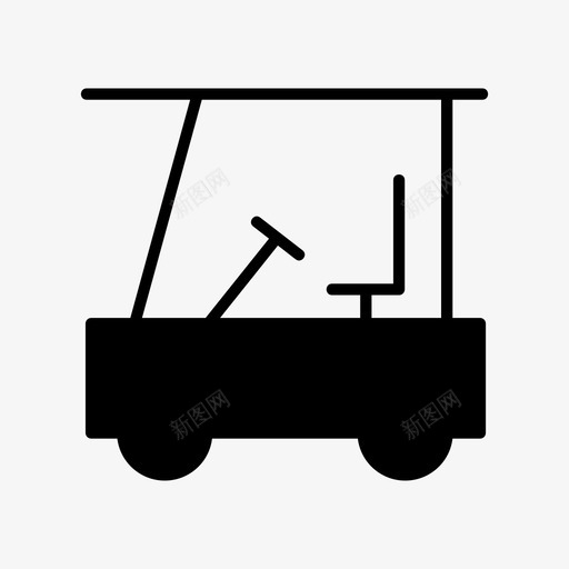 高尔夫球车推送运输图标svg_新图网 https://ixintu.com 推送 运输 高尔夫球车
