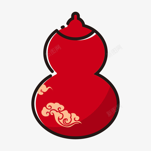 酒葫芦svg_新图网 https://ixintu.com 酒葫芦