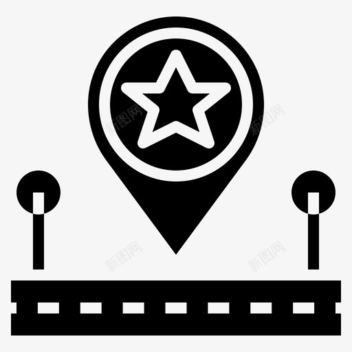 收藏夹目的地公路地图图钉图标svg_新图网 https://ixintu.com 公路 图钉 地图 字形 收藏夹 目的地 路径 运输 道路