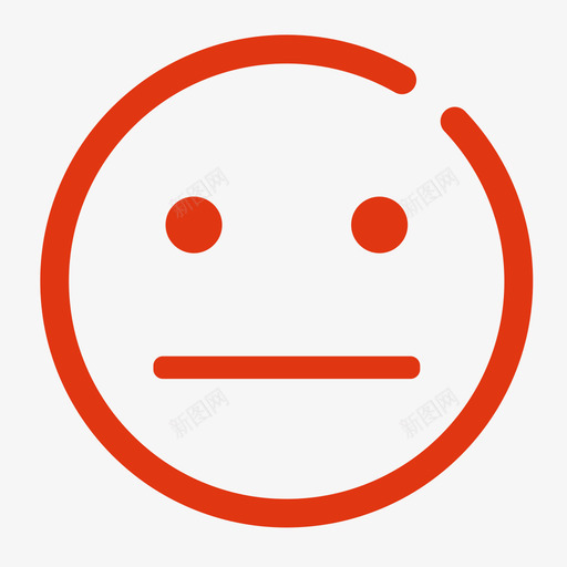 一般(橘色)svg_新图网 https://ixintu.com 一般(橘色)
