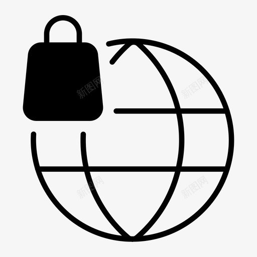 营销内容广告全球图标svg_新图网 https://ixintu.com 产品 全球 内容 广告 营销 购物 项目