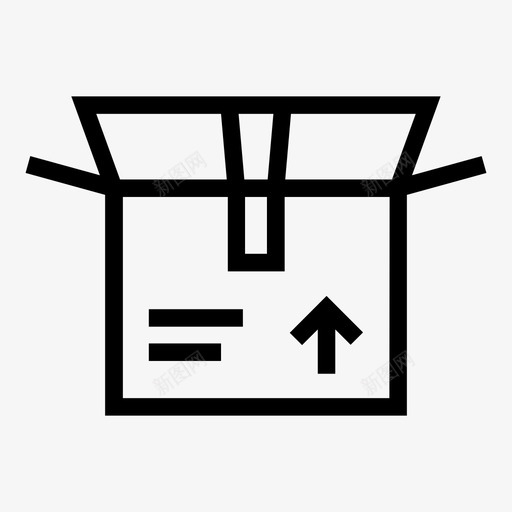 开箱纸板纸箱包装图标svg_新图网 https://ixintu.com 包装 开箱纸板 房屋搬迁 搬迁 纸箱 装运