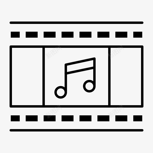 动画电影电影卷图标svg_新图网 https://ixintu.com cenima 动画 电影 视频