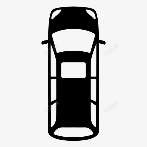 汽车上方顶部图标svg_新图网 https://ixintu.com 上方 汽车 车辆 运输 顶部
