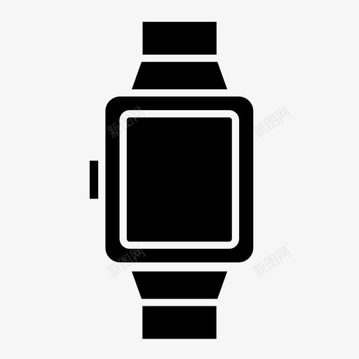 手表计算机设备图标svg_新图网 https://ixintu.com 互联网 手表 技术 技术符号 计算机 设备