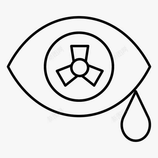 突变核僵尸图标svg_新图网 https://ixintu.com 僵尸 生物学 突变