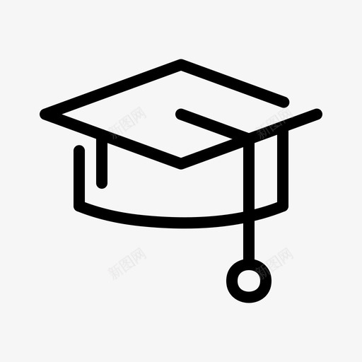 毕业生证书学历图标svg_新图网 https://ixintu.com 奖杯 奖章 学历 毕业生 证书