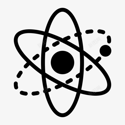 原子化学课程图标svg_新图网 https://ixintu.com 分子 化学 原子 学校 教育 教育系 系统 课程 雕文