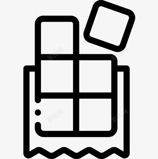 巧克力糖果店3直线型图标svg_新图网 https://ixintu.com 巧克力 直线 糖果店 线型