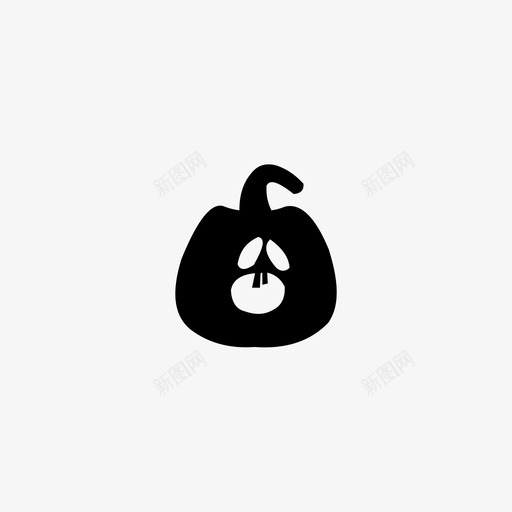 南瓜有趣的万圣节杰克o灯笼图标svg_新图网 https://ixintu.com 万圣节 南瓜 有趣 杰克 灯笼