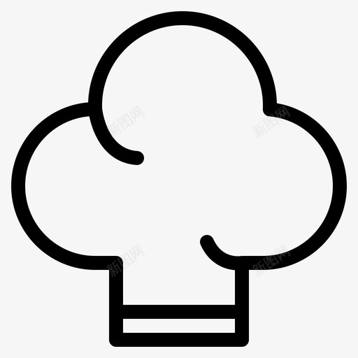 厨师食物帽子图标svg_新图网 https://ixintu.com 厨师 帽子 玩具 食物