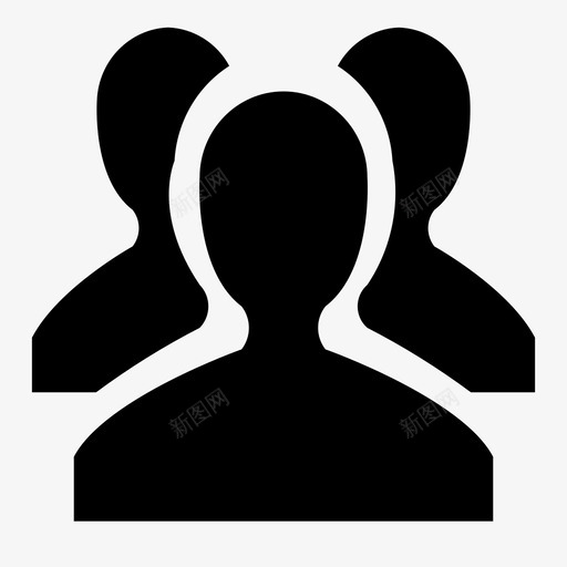多人合作模板svg_新图网 https://ixintu.com 多人合作模板