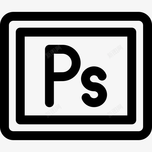 Photoshop平面69线性图标svg_新图网 https://ixintu.com Photoshop 平面设计 线性