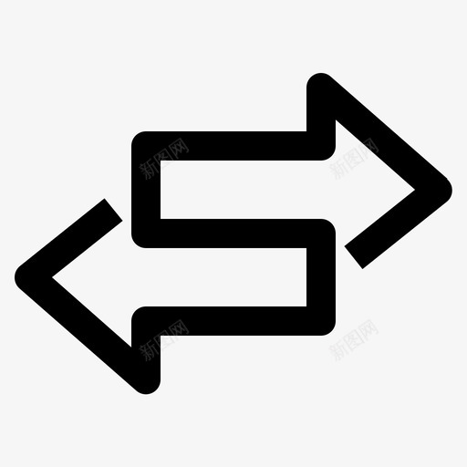 交换箭头交易图标svg_新图网 https://ixintu.com 交换 交易 箭头