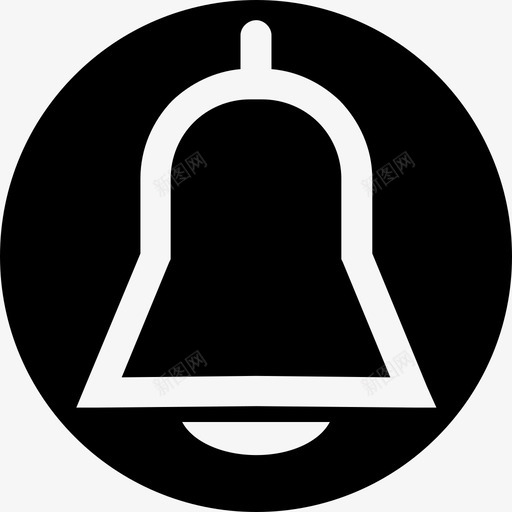 警报铃钟图标svg_新图网 https://ixintu.com 警报 通知