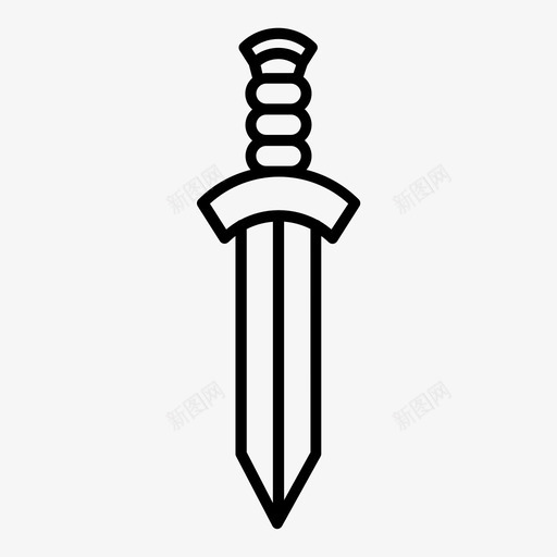 剑游戏mmorpg图标svg_新图网 https://ixintu.com mmorpg rpg 套装 武器 游戏