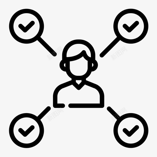 角色分配用户svg_新图网 https://ixintu.com 角色分配用户 icon