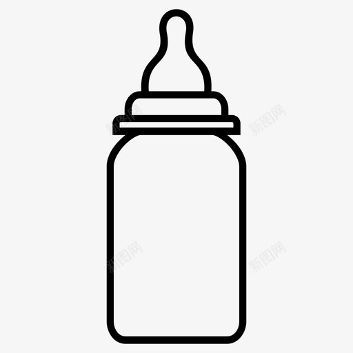 奶嘴奶头图标svg_新图网 https://ixintu.com 奶嘴 奶头