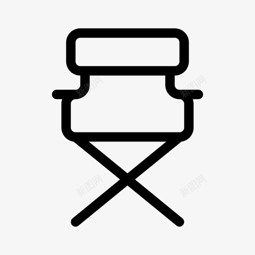 椅子建筑家具图标svg_新图网 https://ixintu.com 公园 家 家具 家具生产线 建筑 房子 椅子