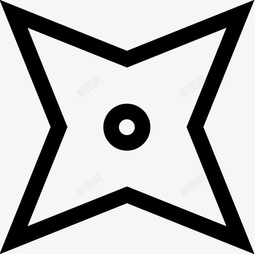 Shuriken忍者25直系图标svg_新图网 https://ixintu.com Shuriken 忍者 直系