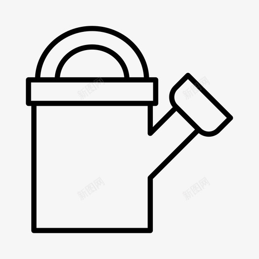喷壶农业花园图标svg_新图网 https://ixintu.com 农业 喷壶 园艺 花园 苗圃