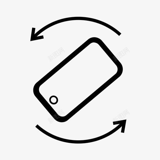 移动应用数字图标svg_新图网 https://ixintu.com 应用 数字 旋转 水平 移动