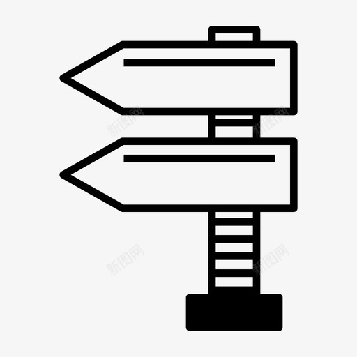 左方向后退退出图标svg_新图网 https://ixintu.com 公司图标填充 后退 左方向 离开 辞职 退出