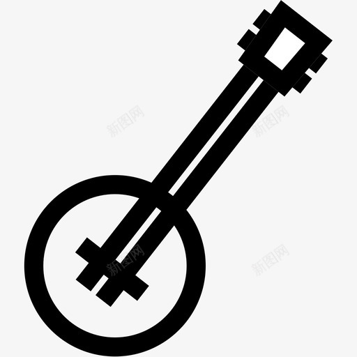 二胡svg_新图网 https://ixintu.com 二胡 音乐 线性