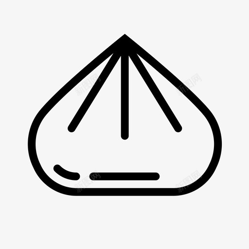 饺子中餐食品图标svg_新图网 https://ixintu.com 中餐 食品 饺子