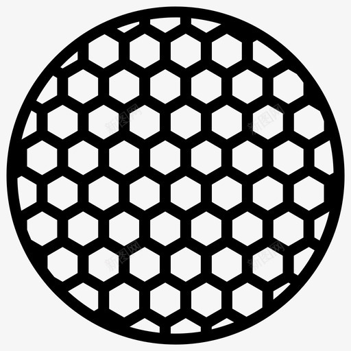 高尔夫球球游戏图标svg_新图网 https://ixintu.com 体育加粗线集88 游戏 球 运动 高尔夫球