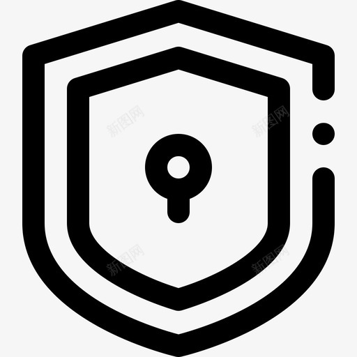 安全接口锁图标svg_新图网 https://ixintu.com 保护 安全 屏蔽 接口 用户界面设计 锁