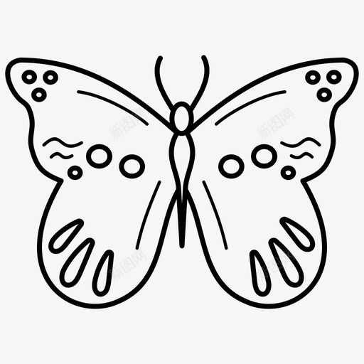 异域蝴蝶飞蛾热带雨林动物图标svg_新图网 https://ixintu.com 异域蝴蝶 热带雨林动物 飞蛾