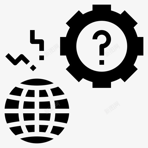 全球问题地球错误图标svg_新图网 https://ixintu.com 人口 全球问题 地球 解决方案 过剩 错误 雕文