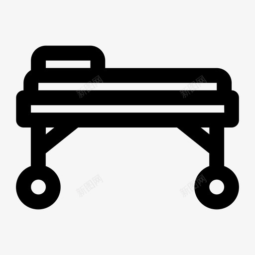 担架急诊医院图标svg_新图网 https://ixintu.com 医院 急诊 担架 病人 药品