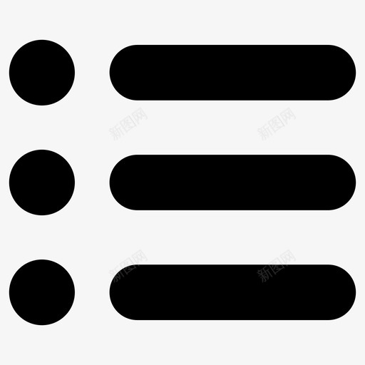 列表项目符号列表提醒图标svg_新图网 https://ixintu.com 事项 任务 列表 待办 提醒 符号 项目