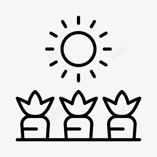 农作物农业农场图标svg_新图网 https://ixintu.com 农业 农作物 农场 园艺 花园