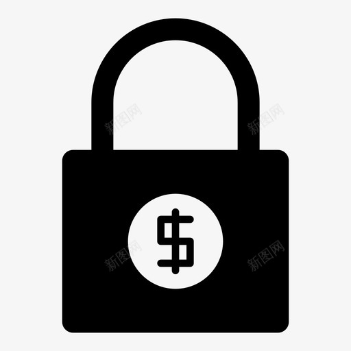 业务锁资金保险箱工作图标svg_新图网 https://ixintu.com 业务 保险箱 公司 图标 填充 工作 资金